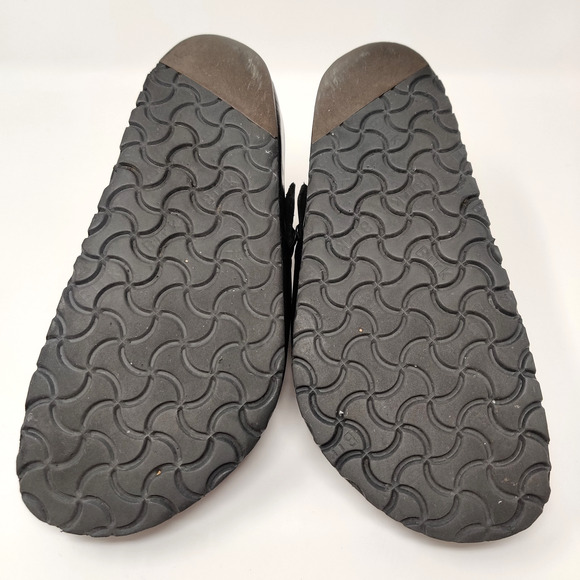Birkenstock London Clogs Shoes Size 40 US 9 Black Leather Classic Comfort *Read - Picture 13 of 16